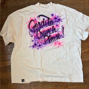 Taco Bell Custom Graphic Airbrush T Shirt (Los Angeles Apparel XL)